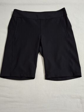 Tail Activewear Womens Size 14 Black Golf / Athletic Bermuda Shorts